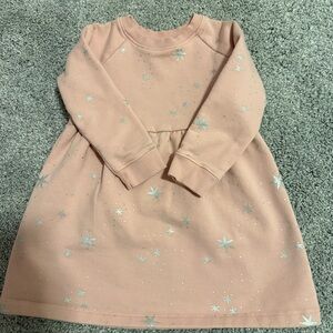 Hanna Andersson Pink Starry Kids Dress